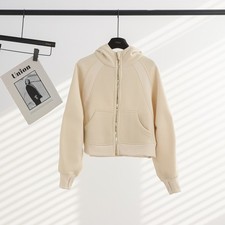 LULULEMON Outdoor Thickened Hooded Zip-Up Jacket Fitness Sports Yoga Outerwear