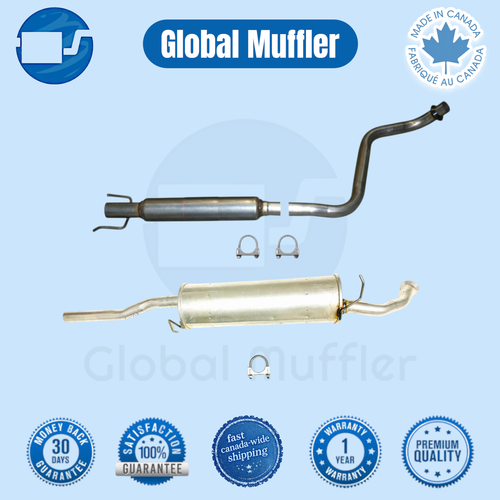 Toyota Echo 1.5L Sedan (2000-2005) Resonator and  Muffler - Bild 1 von 4