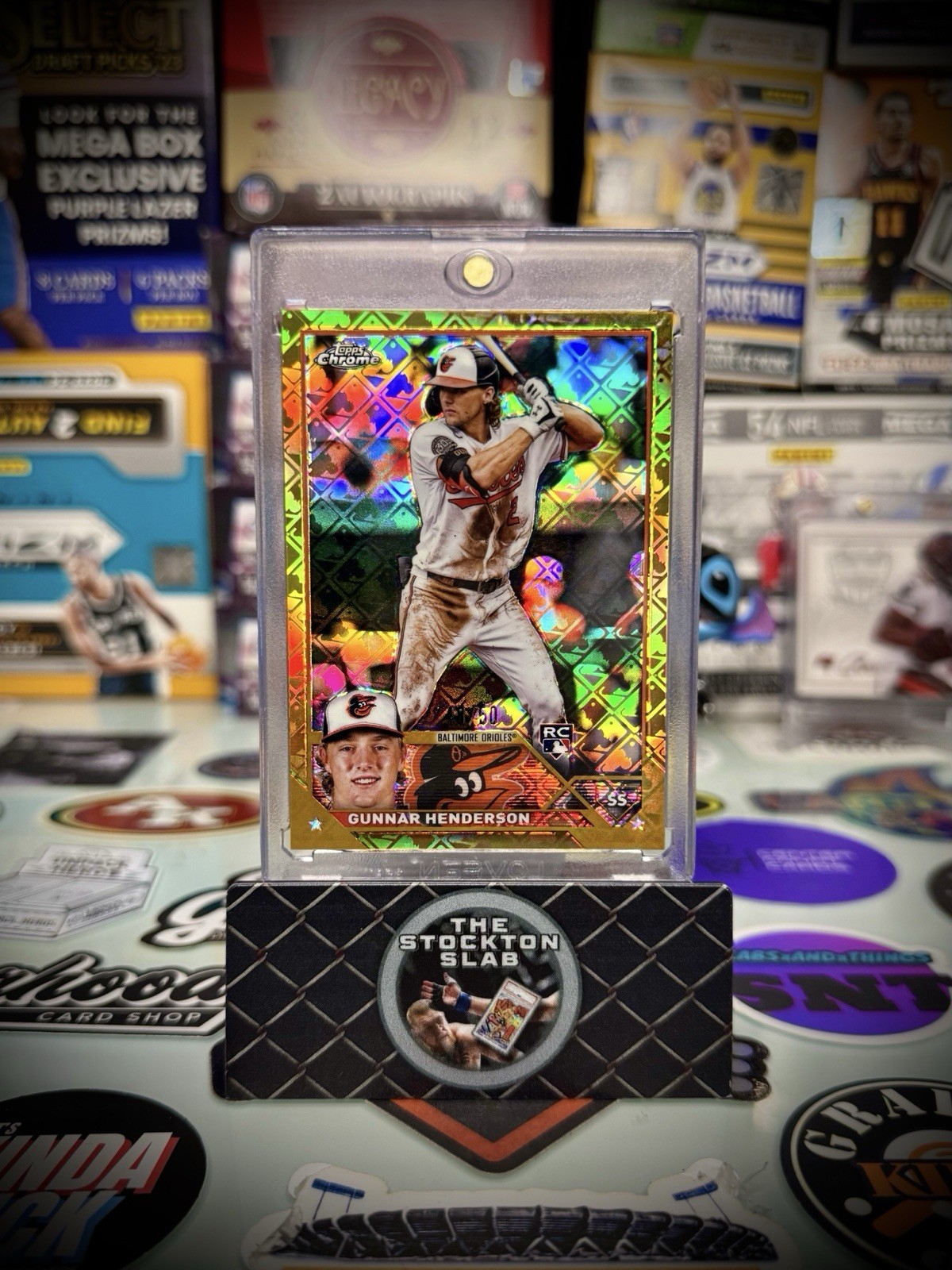 2023 Topps Chrome Gunnar Henderson GOLD Logofractor /50 Rookie RC 🔥 GRADE IT 💎