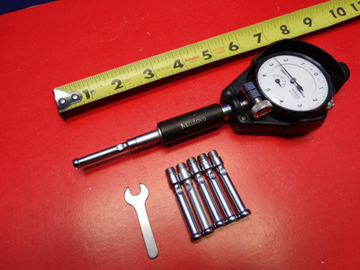 MITUTOYO .3''- .4'' DIAL BORE GAGE .0001'' INSPECTION MACHINIST TOOL