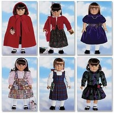 Butterick B5587 School Jumper Cape for 18" Doll Clothes Uncut FF