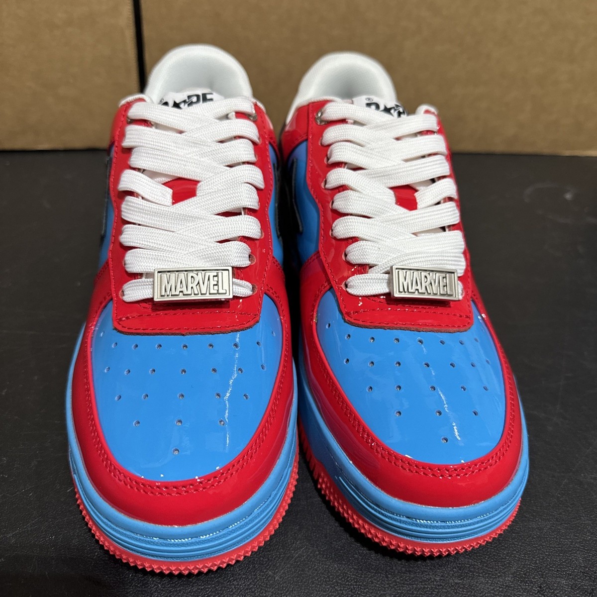 A Bathing Ape Marvel Comics x Bape Sta 'Spider Man' Men's Size 8