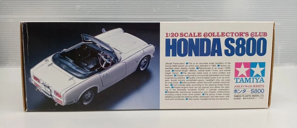 TAMIYA HONDA S800 scala 1/20 - Immagine 3 di 4