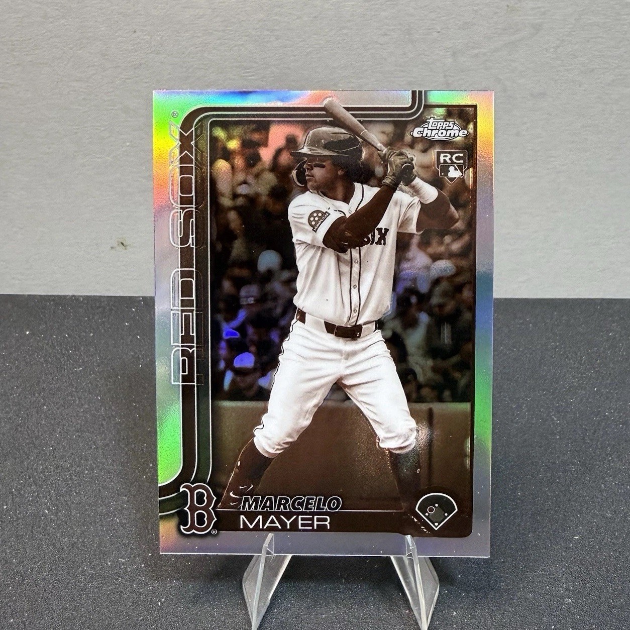 2025 Topps Chrome Update Marcelo Mayer Sepia Refractor #USC9 Red Sox