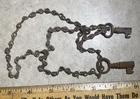 Iron chain with two skeleton keys-Found Ft. Craig New Mexico in the 1960's