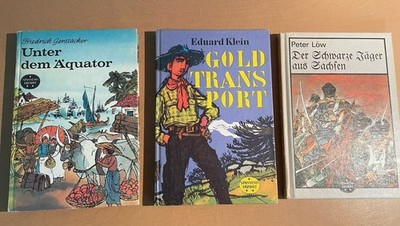 Verlag Neues Leben Berlin, Zustand 2+ , Abenteuer, Spannend erzählt, 3 Bücher