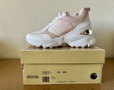 Michael Kors Katrina Wedge Trainer Ombre Sneakers Powder Rose Sz 8 MSRP $255 NWB