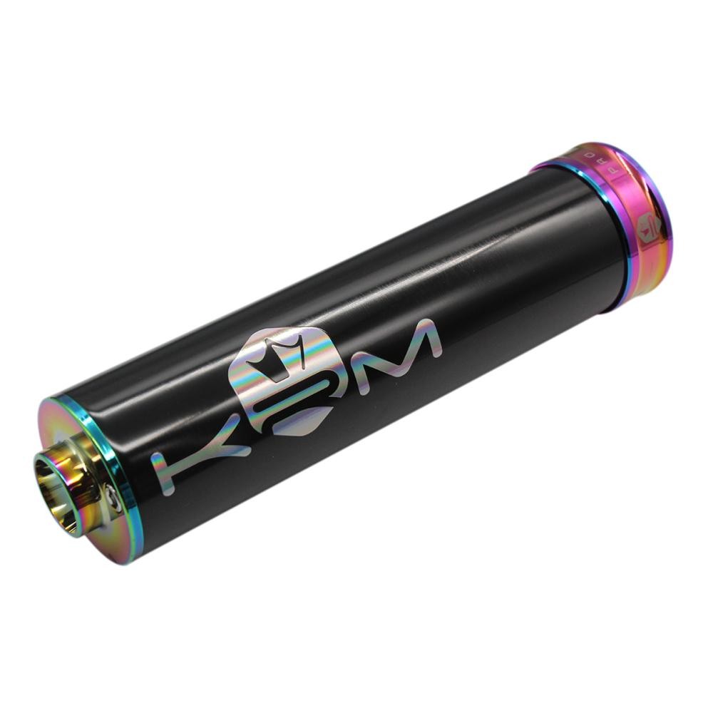 Silencieux KRM Pro Ride alu noir silencieux et performant en 50cc