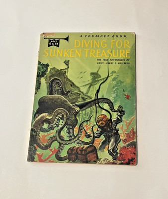 Diving for Sunken Treasure Harry E Rieseberg Trumpet Book Vintage 50s Softcover