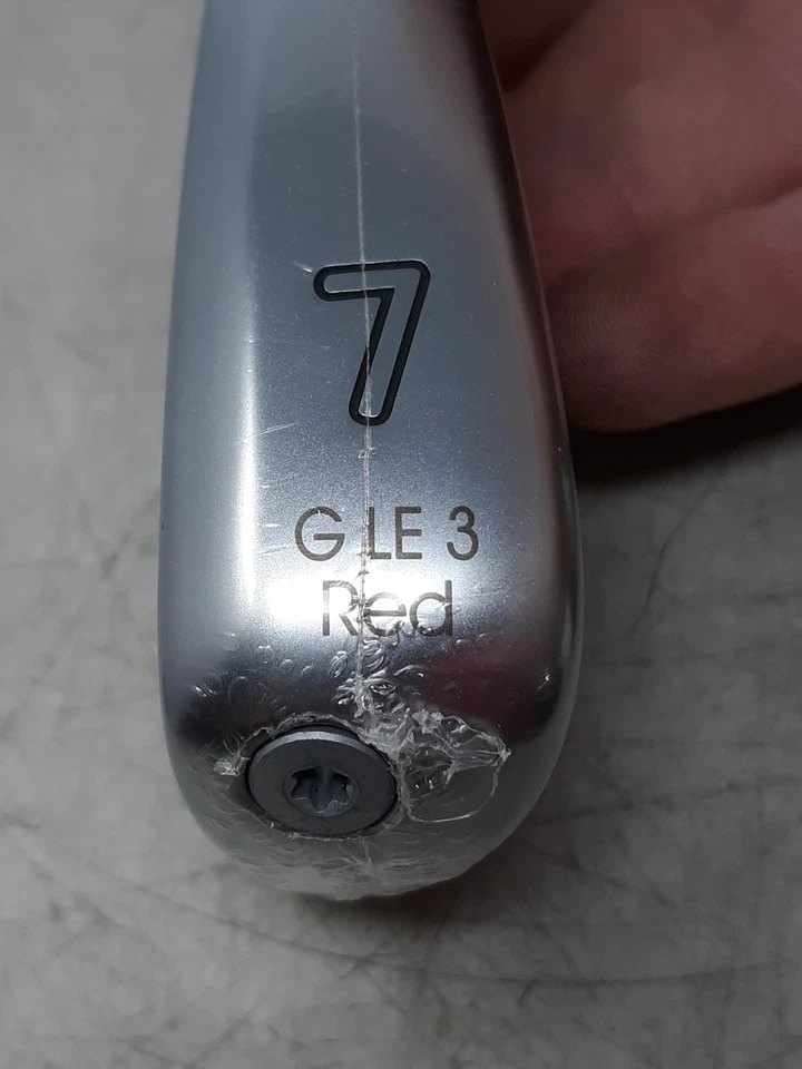 Club de golf Ping G Le3 7 rojo hierro para zurdos (solo cabeza) Foto 3 de 4