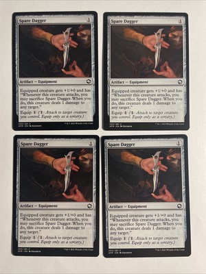 4x Mtg D&D Forgotten Realms Spare Dagger NM/M Magic The Gathering