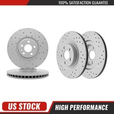 Front + Rear Brake Disc Rotors For Volvo V60 V90 Cross Country 2017-25 Xc60 Xc90