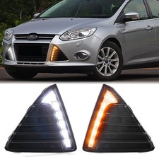 Drl For Ford Focus 2012 2013 2014 Led Daytime Running Light Fog Lamp Turn Signal Drl For Ford Focus 2012 2013 2014 Led Daytime Running Light Fog Lamp Turn Signal