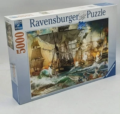 Ravensburger 5000 Teile Puzzle 13969 Schlacht auf hoher See Schiff Meer NEU - Bild 1 von 4