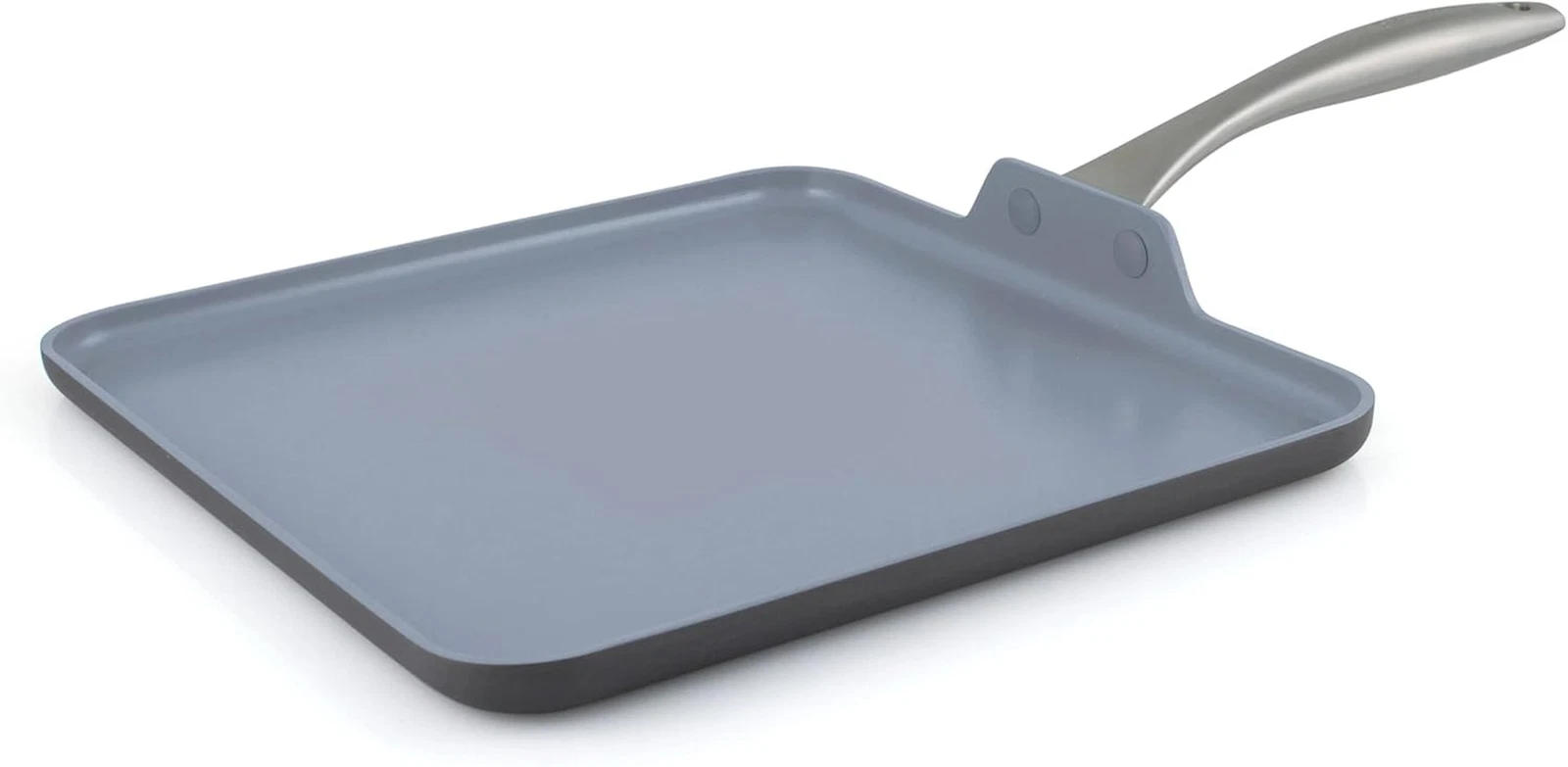 Lima Hard Anodized 11” Square Griddle Pan, Ceramic Nonstick, Pfas-Free Nontoxic