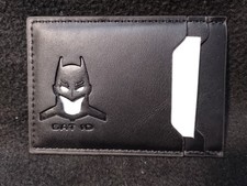 Original Leather Bat Wallet Superhero Mask Card Holder Heroic ID Wallet