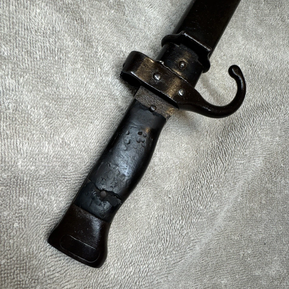 M1892 French Berthier Carbine Bayonet Scarce Early Production Script On Spine - Image 2 of 4