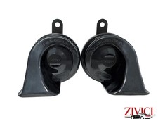 2 Piezas Bocina Caracol Coche 12V 110-125db Gran Capacidad Diseño Duradero con Arnés de Relé