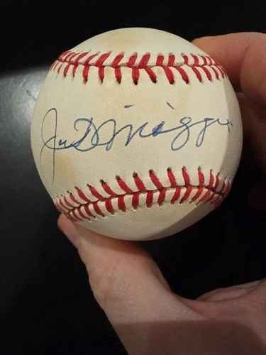 Joe DiMaggio Signed American League Baseball