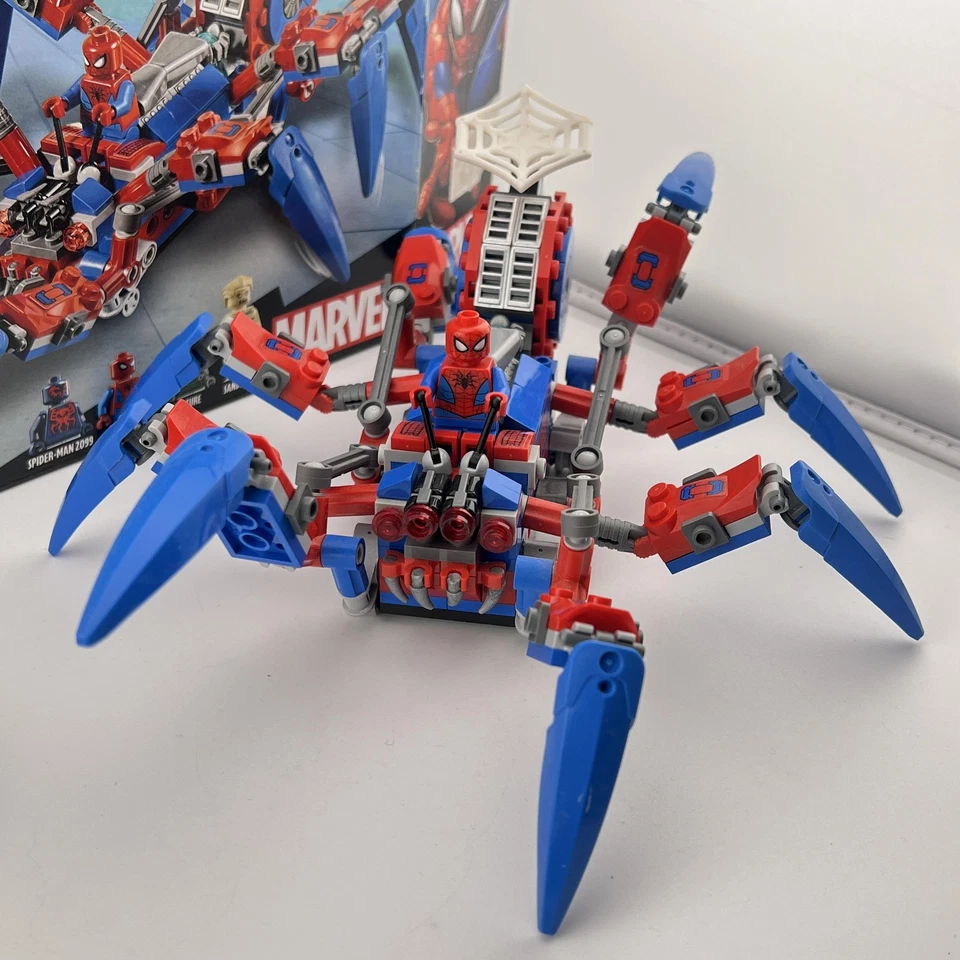 LEGO Marvel Spider-Man Spider Crawler 76114 Manual 2099 Sandman No Vulture Read - Image 3 of 4