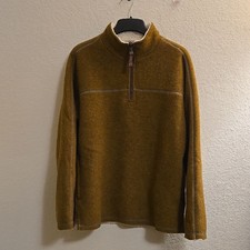 True Grit Melange Shepra 1/4-Zip Sweater - Br...