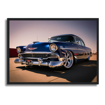 Auto Poster gerahmtes Wandbild Fahrzeug Man Cave Bild A4 - A1 Wohndeko Design