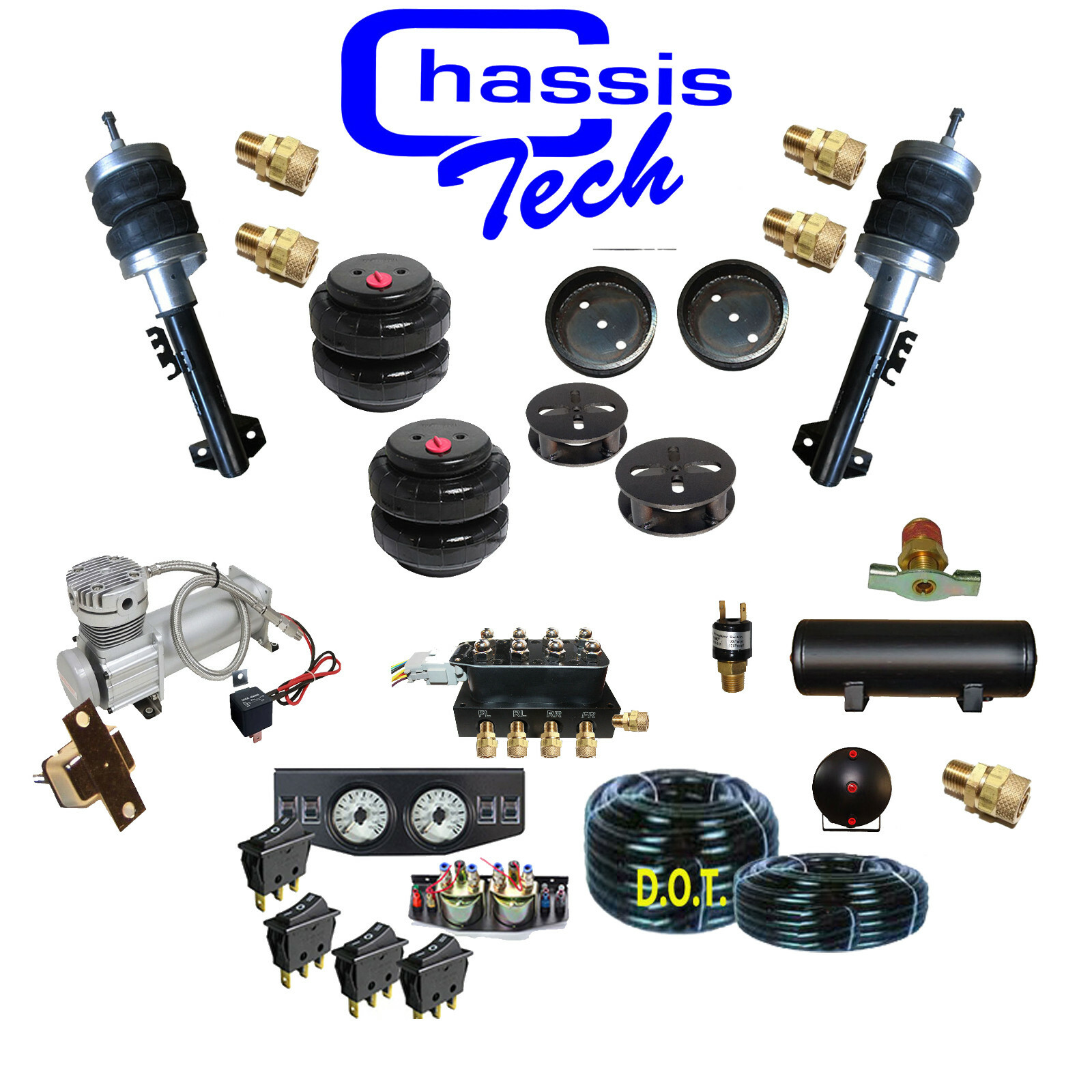 Купить Complete Air Suspension Kit 20062011 Cadillac DTS Dc480 на