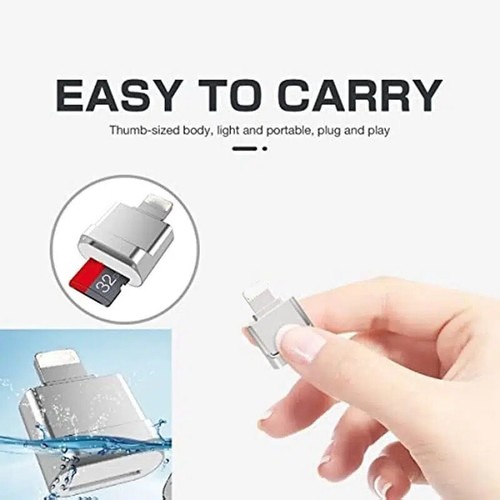 Micro SD Card Reader Converter Suitable For IPhone IPad,OTG To Micro SD/TF Card - Picture 6 of 7