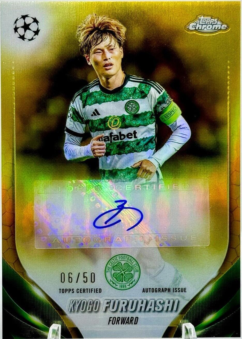 2022-23Merlin Kyogo Furuhashi Ballサインカード 2022-23 Merlin Ball Autographs Kyogo Furuhashi on Bunjang