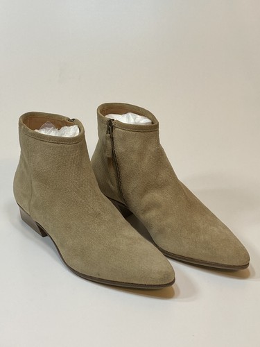 Aquatalia Vero Cuoio Suede Ankle Boots 