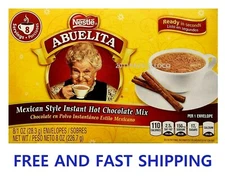 Abuelita Mexican Style Instant Hot Chocolate Mix, 8 Count, 1 Box By Nestle 8oz