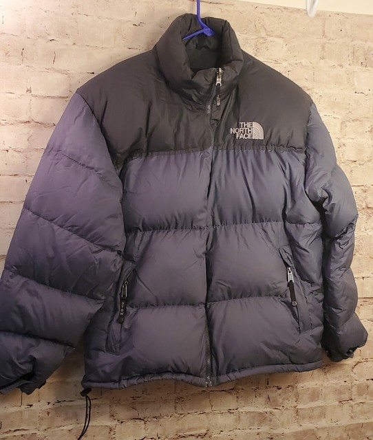The North Face 700 Down Mens Puffer Jacket Sz XL Blue eBay