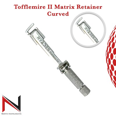 Tofflemire II Matrix Retainer Curved Angle Universal Bands Matrix Steel Tools