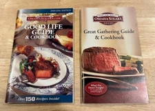 OMAHA STEAKS GOOD LIFE GUIDE COOKBOOK 2000 & GREAT GATHERING GUIDE COOKBOOK 2011