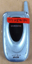 Samsung SPH-A660 - Silver  Bell  Rare CDMA Cellular Flip Phone