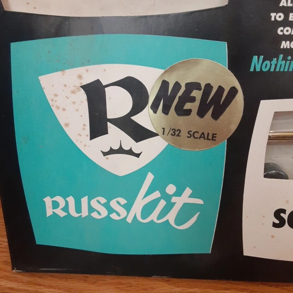 NOS 1960s AMERICAN RUSSKIT Co. 1/32 SUPERLEGGERA Slot Car MASERATI TIPO 61 Bird - Imagem 2 de 4