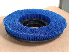 17" Disc Poly Stiff Bristle Brush, Blue #5-3469