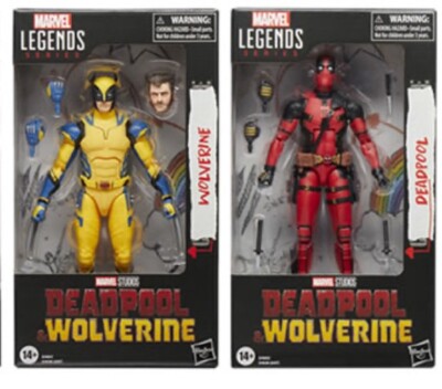 BRAND NEW! BOTH Deadpool and Wolverine Marvel Legends IN HAND!!!