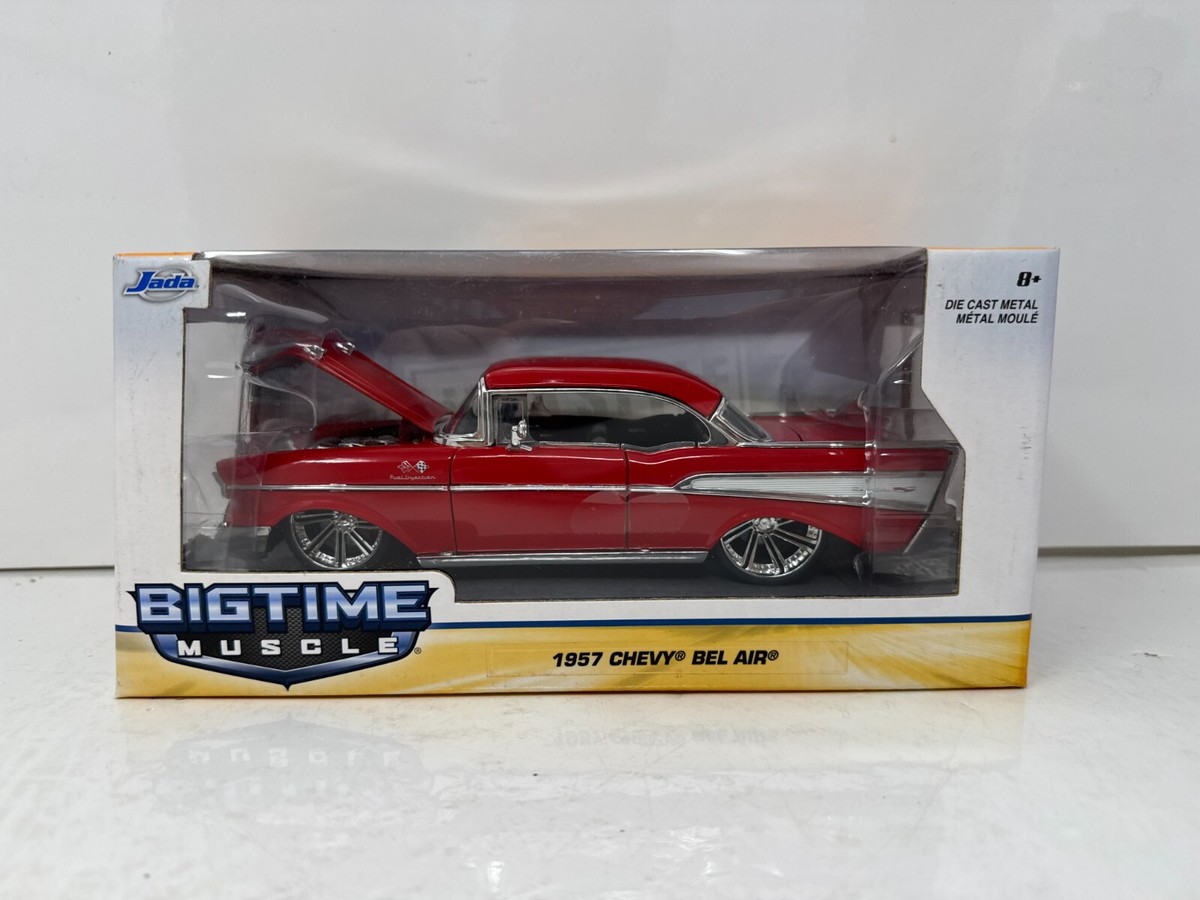 Jada Bigtime Muscle 1957 Chevy Bel Air 1:24 Diecast | eBay