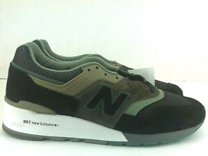 new balance 997 black green