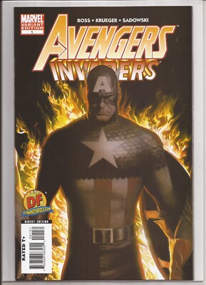 AVENGERS/INVADERS #1 - DF ALEX ROSS VARIANT - SEALED WITH DF COA - LIMITED  2999