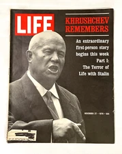 LIFE Magazine 11/27/70 Khrushchev Remembers STALIN + Early MICHAEL JACKSON Piece