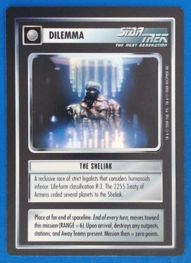 Star Trek CCG - The Sheliak - Foil - Reflections -R305 | eBay