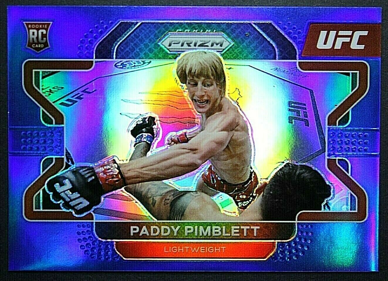 2022 Prizm UFC MMA Paddy Pimblett Blue Prizm RC Lightweight Rookie /199 💎🔥💎🔥