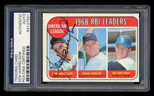 KEN HARRELSON SIGNED 1969 TOPPS PSA/DNA AUTOGRAPHED BOSTON RED SOX CHICAGO WHITE
