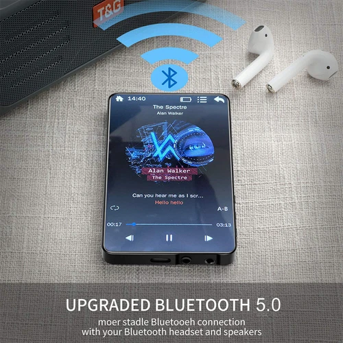 Support 256GB 4" Bluetooth LED MP3/MP4 Lossless Music Player FM Radio Recorder - Picture 12 of 17