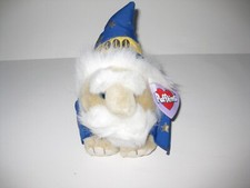 Puffkins Stuffed Animals by Swibco RARE - Mystic the Wizard Gold Stars