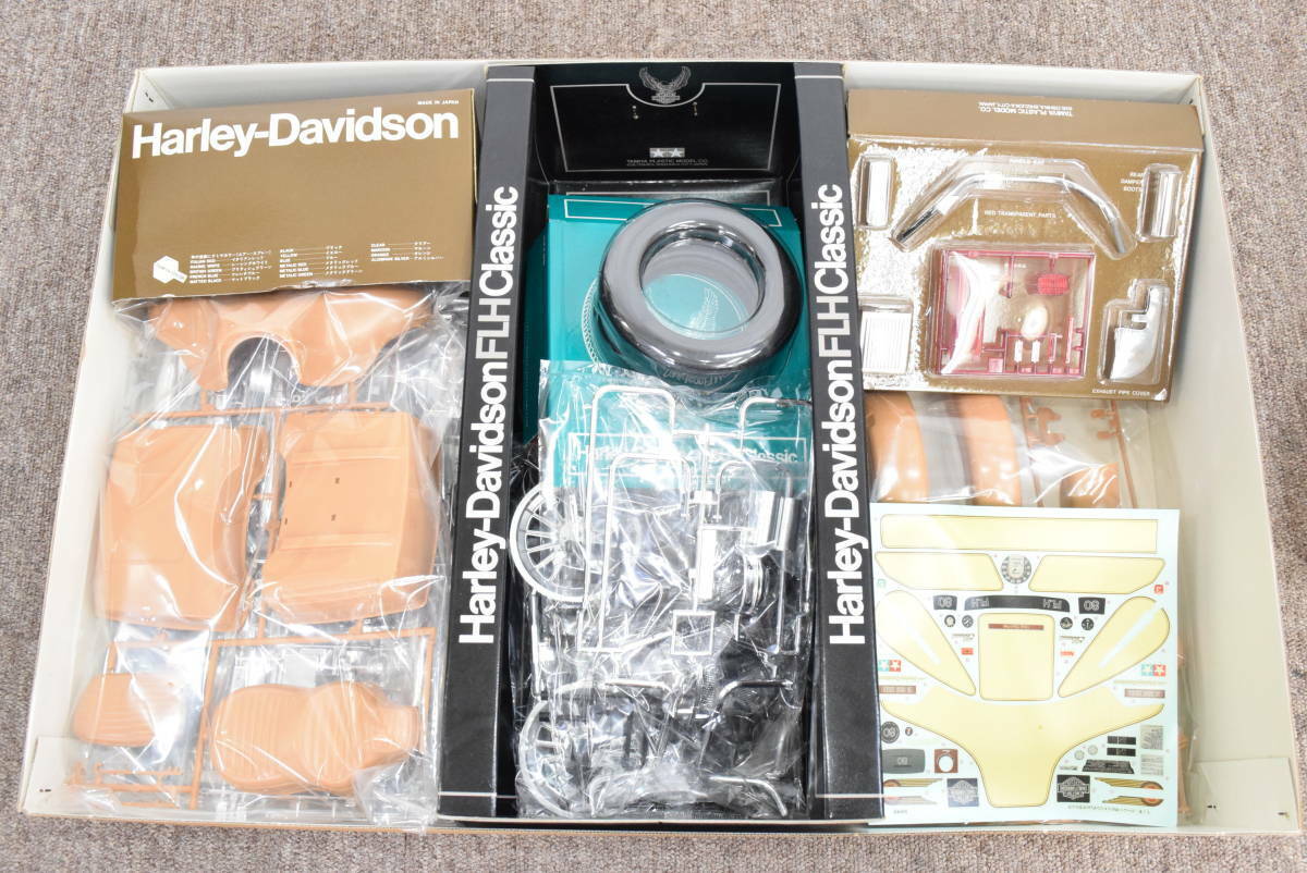 Big size Rare kit Tamiya 1/6 model kit Harley Davidson FLH Big size Rare kit Tamiya 1/6 model kit Harley Davidson FLH