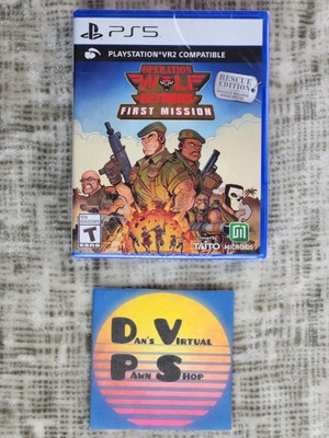 Operation Wolf Returns First Mission PlayStation 5 PS5 PSVR NEEW - READ Descript