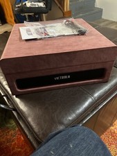 Brand new victrola brooklyn record player 3 in 1 turntable violet